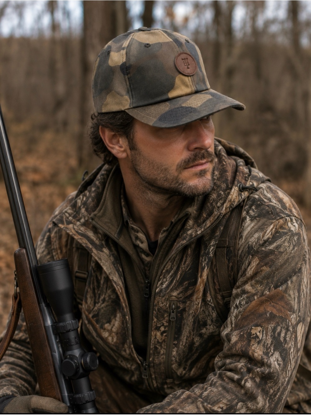 TOM BECKBE
Waxed Cotton Camo Hat ~ Adult size